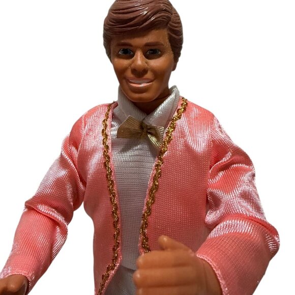 Vintage Ken Doll Pink & White Tuxedo and Extra Shirt - Picture 4 of 9